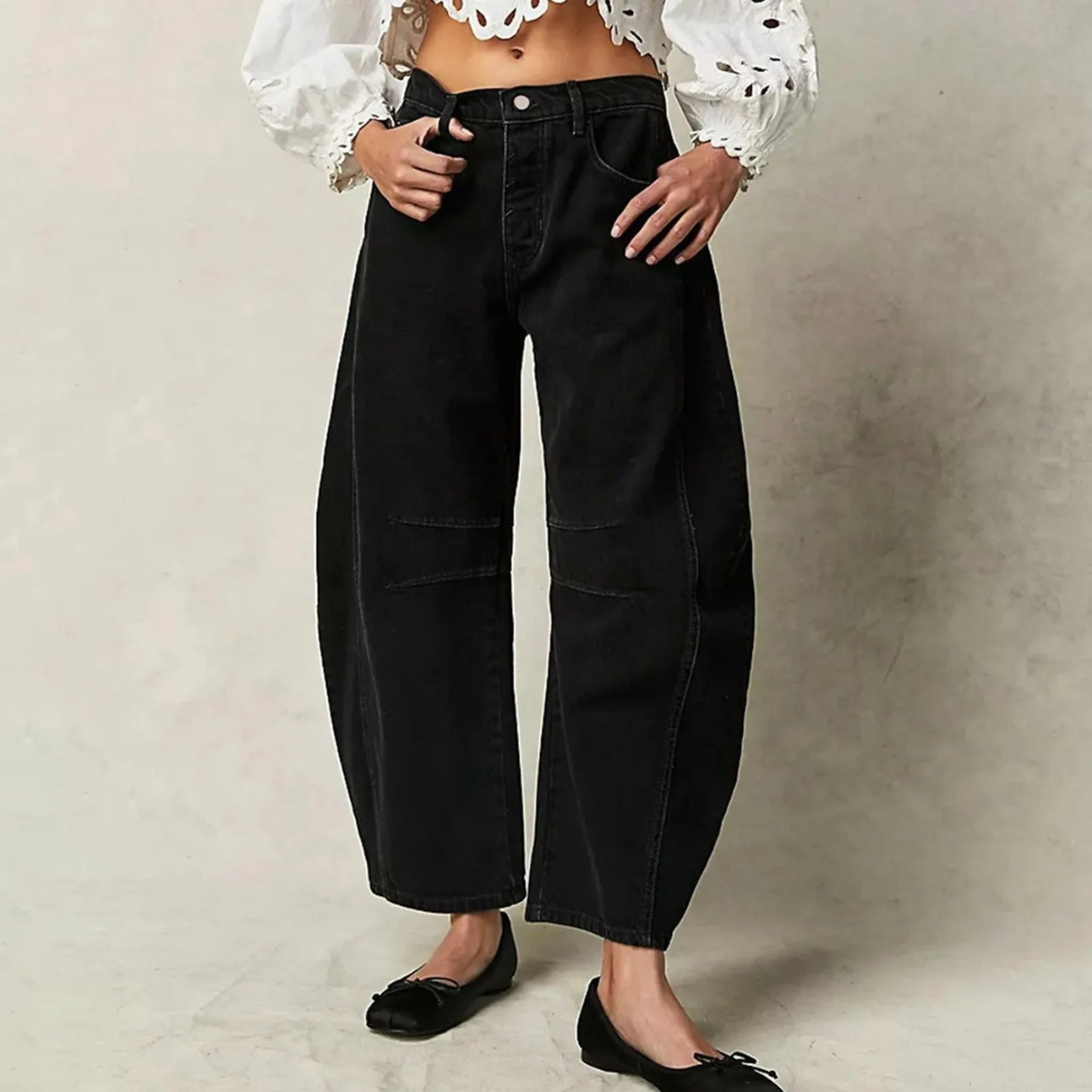 Nora™ - Broek met Uitlopende Pijpen