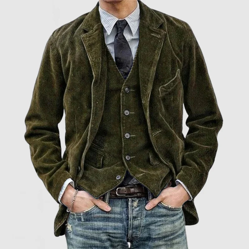 Marc – Corduroy Colbert met Vest