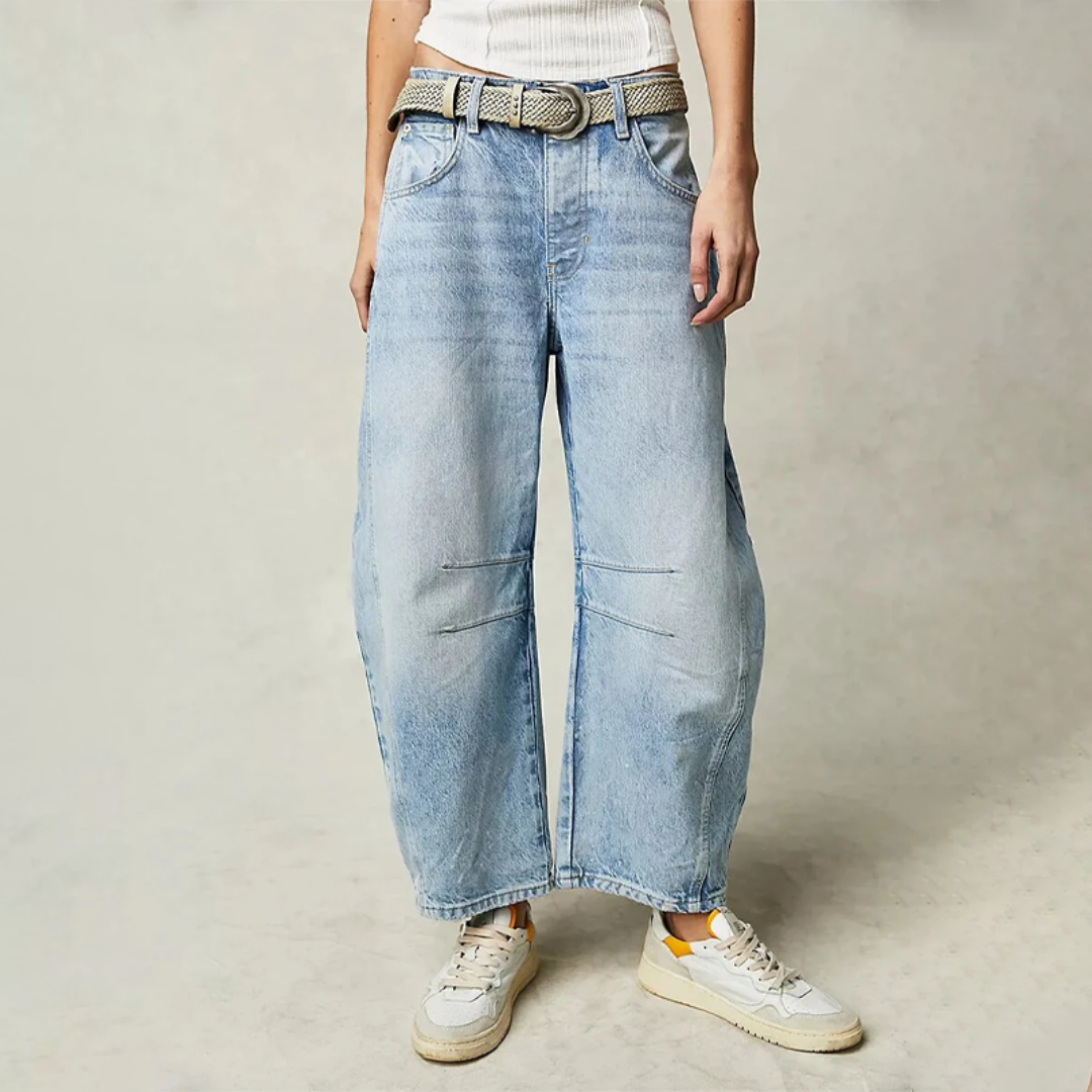 Nora™ - Broek met Uitlopende Pijpen