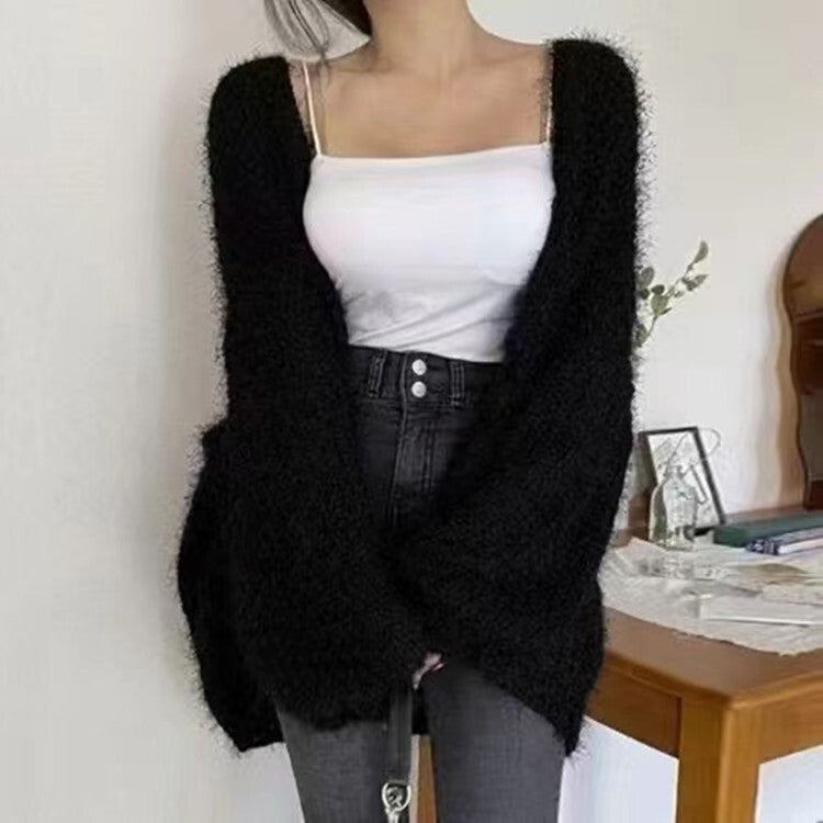 Leanne – Casual Cardigan met Wijde Mouwen voor Lente, Herfst en Winter