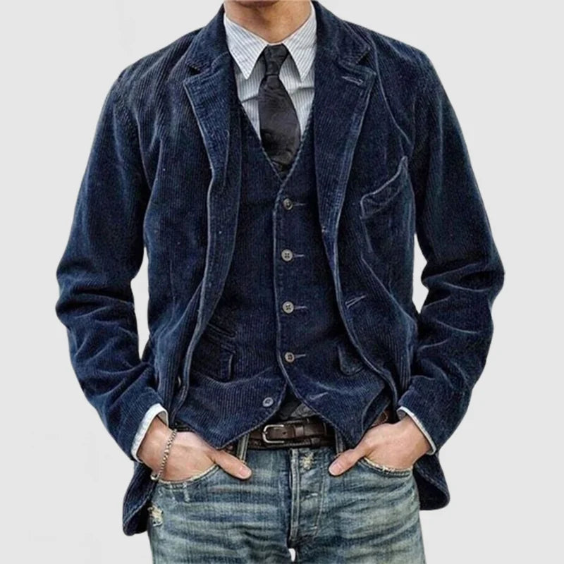 Marc – Corduroy Colbert met Vest