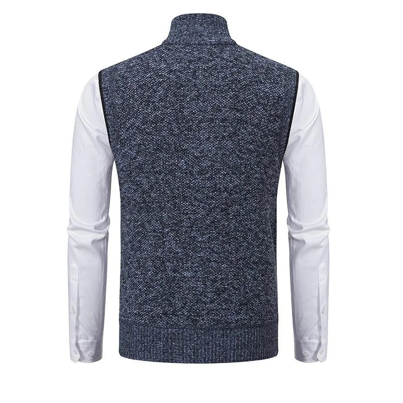 Warren – Gebreid Vest met Rits voor Mannen