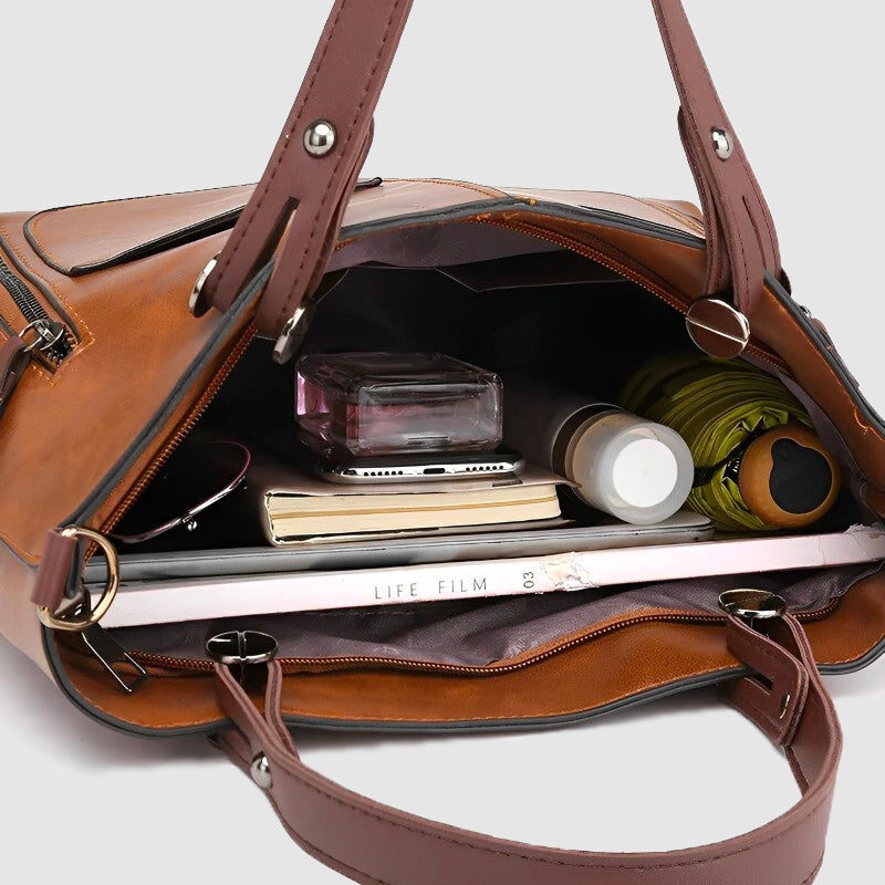 Elegante leren tas