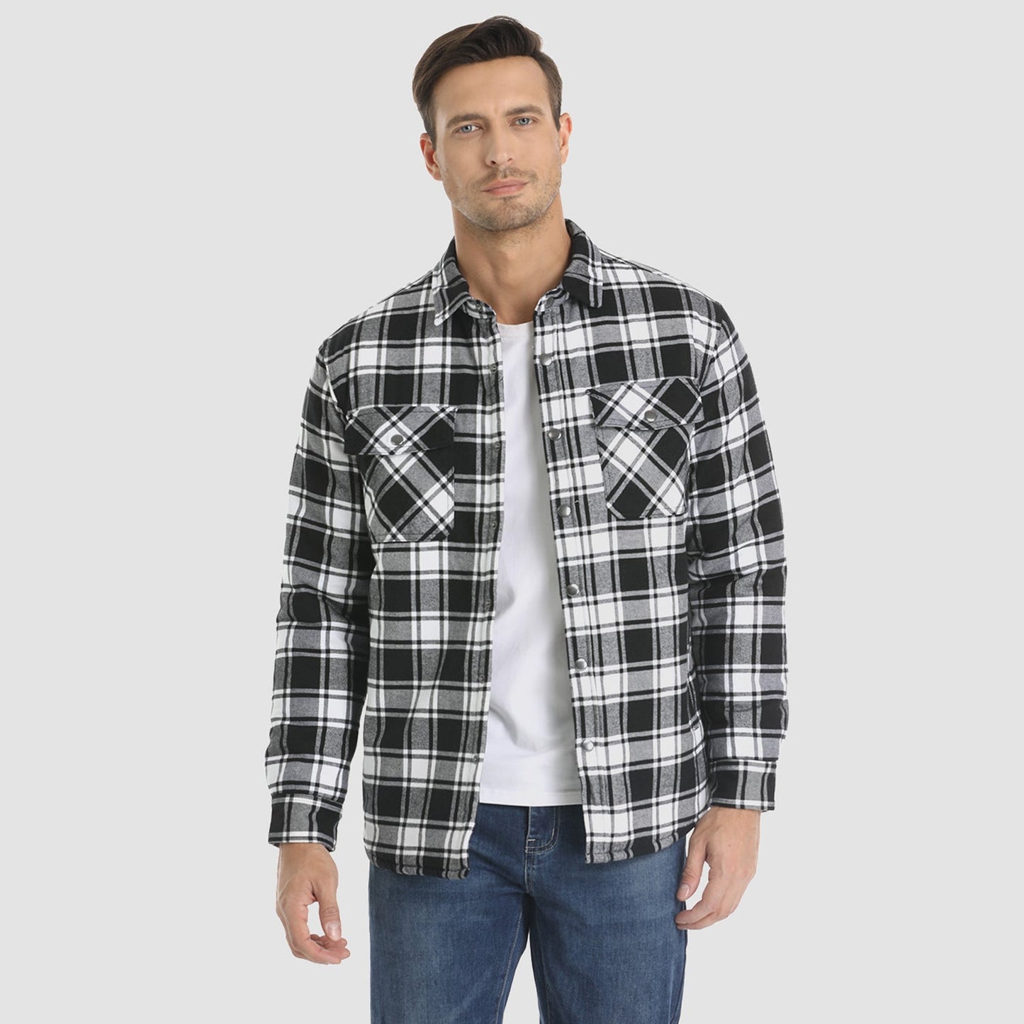 Jack™ - Gestreepte Flanellen Jas