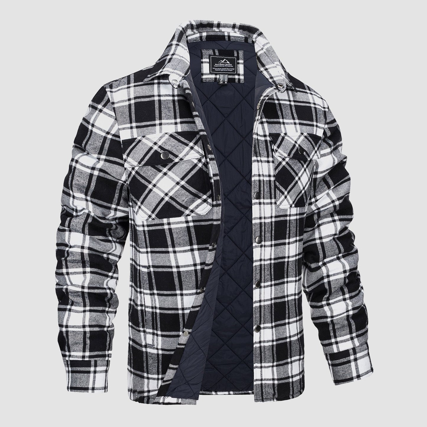 Jack™ - Gestreepte Flanellen Jas