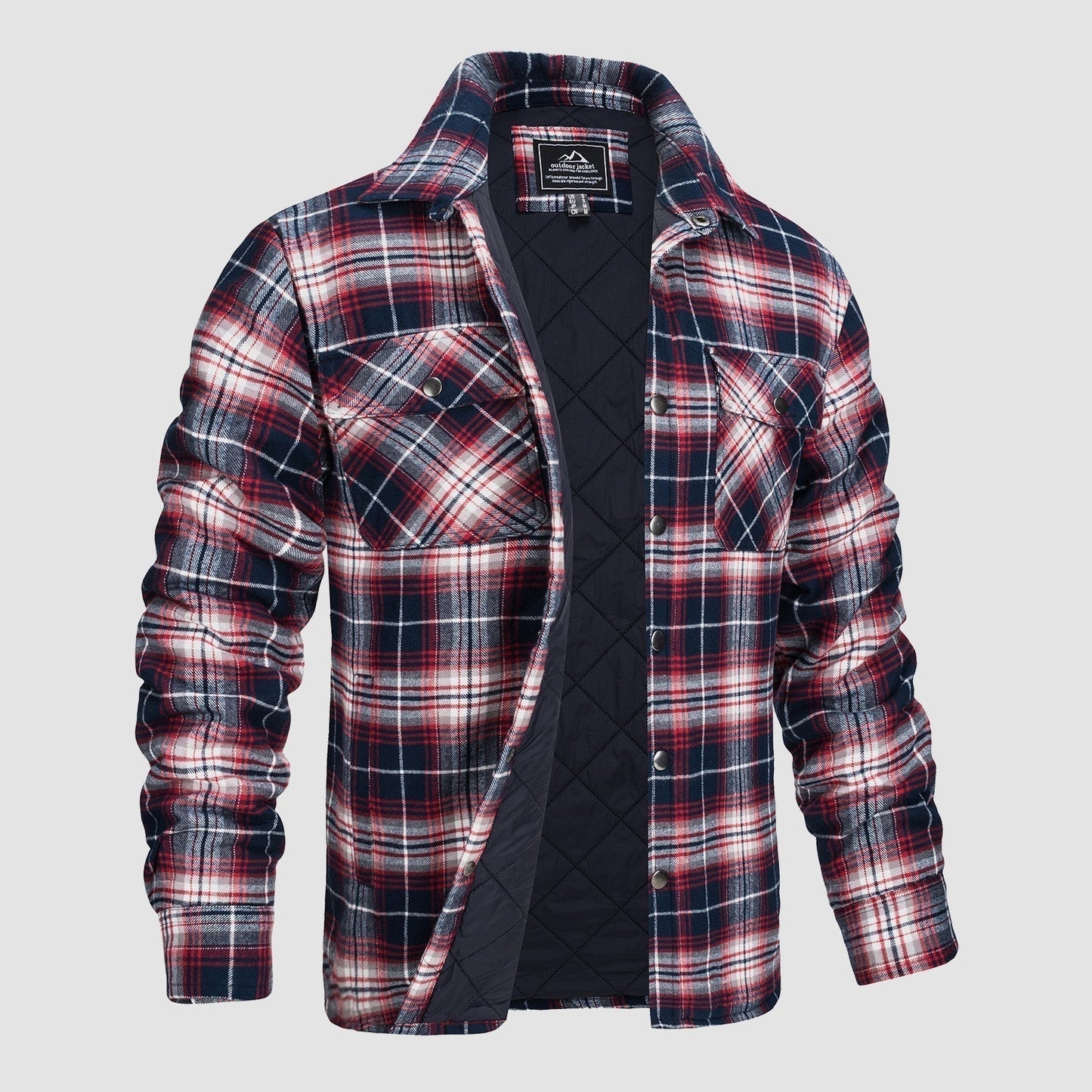Jack™ - Gestreepte Flanellen Jas