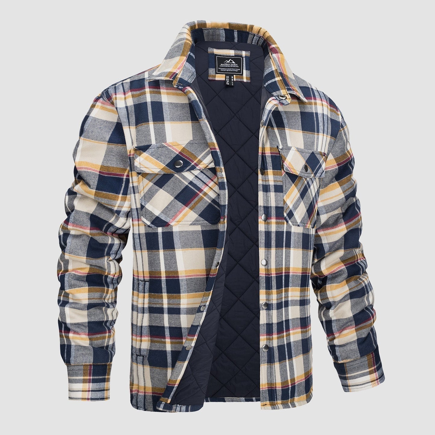 Jack™ - Gestreepte Flanellen Jas