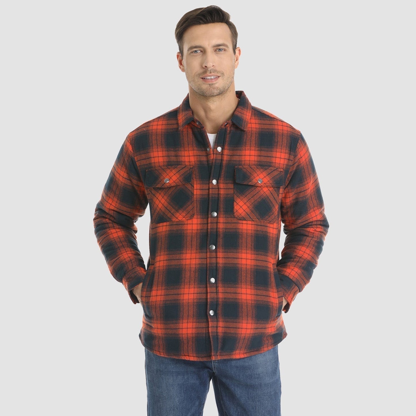 Jack™ - Gestreepte Flanellen Jas