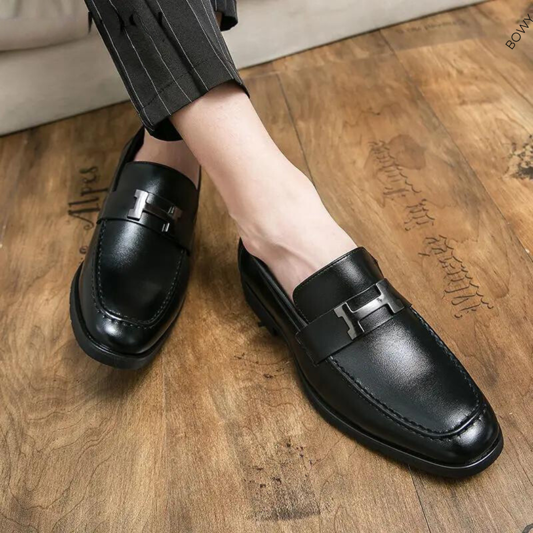 Klassieke Handgemaakte Leren Mocassins voor Heren