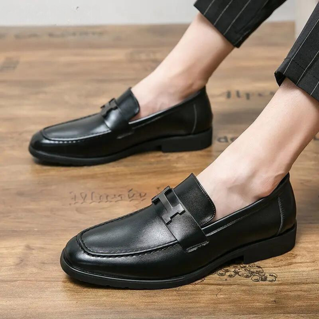 Klassieke Handgemaakte Leren Mocassins voor Heren