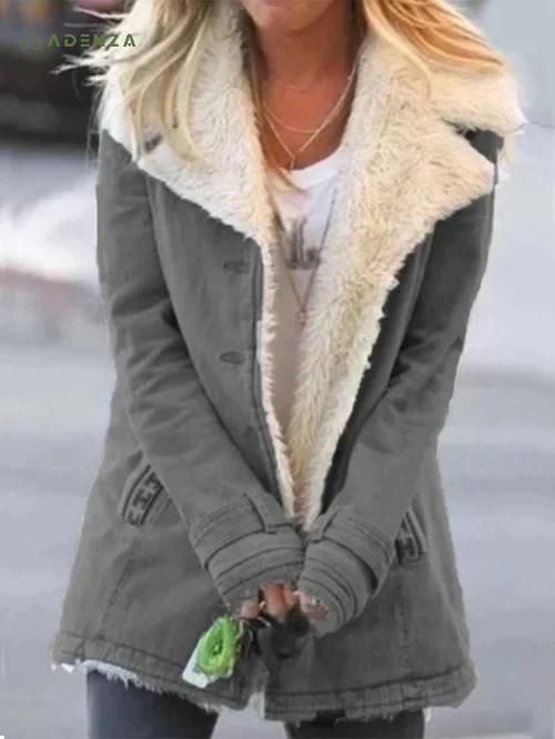 Margaret – Winterjas met Fleecevoering