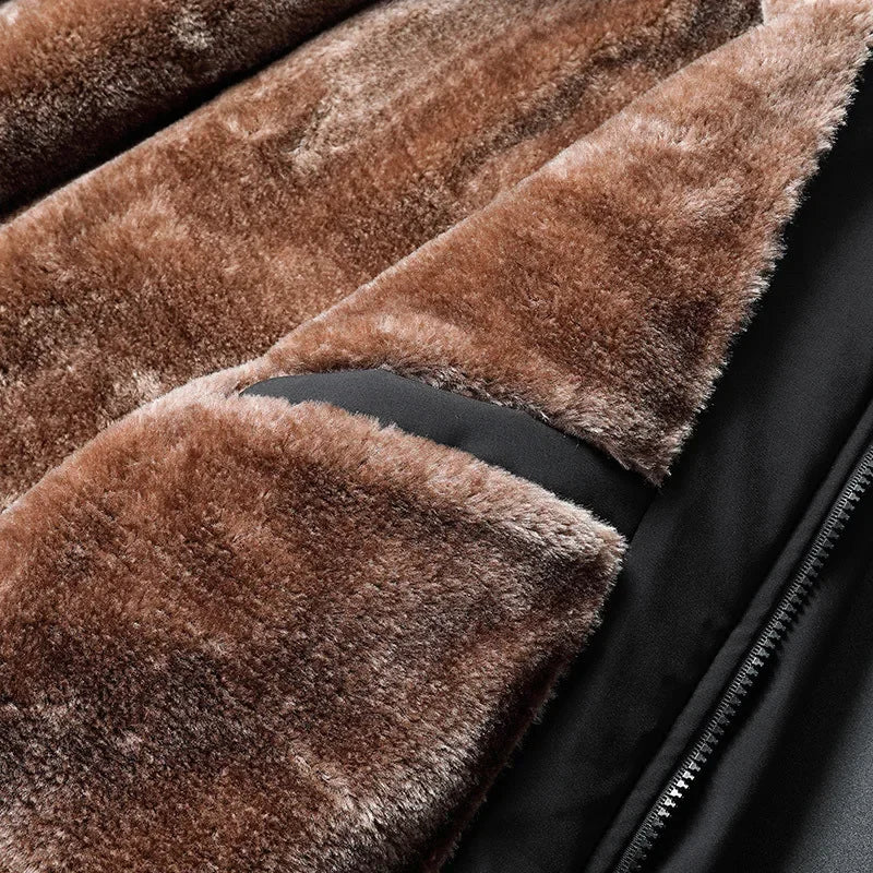 Rod – Dikke Winterjas met Fleecevoering voor Mannen