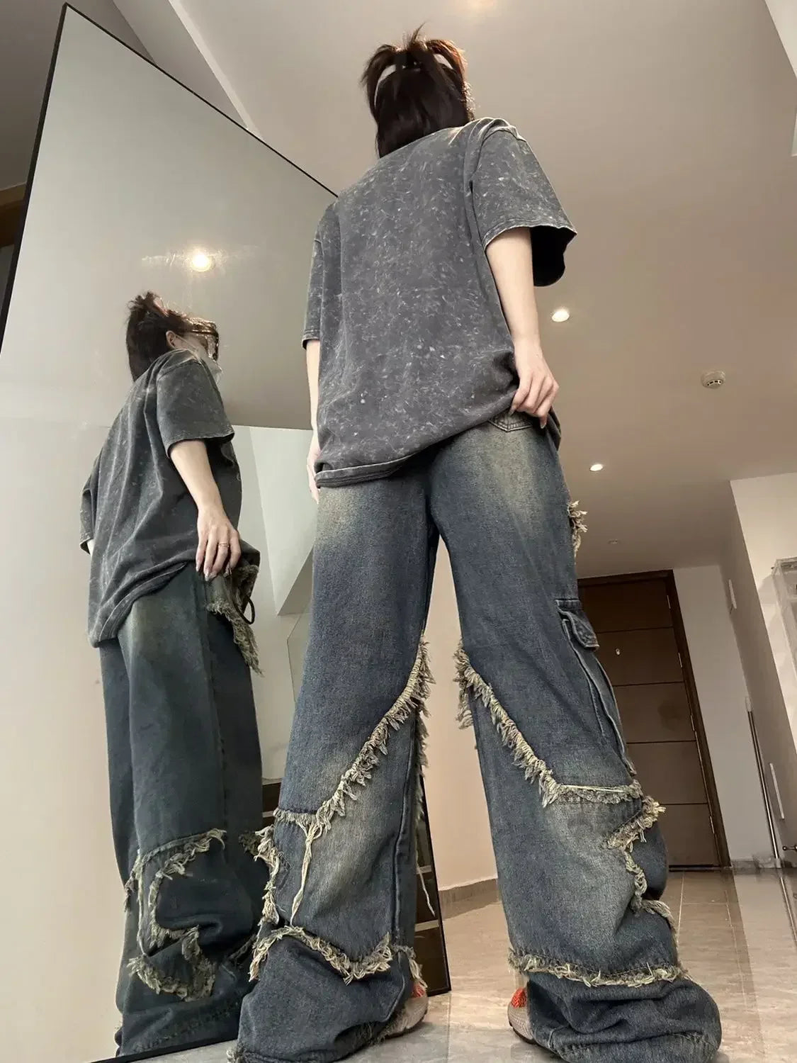 Melissa – Wijdvallende Jeans in Vintage Denim Stijl