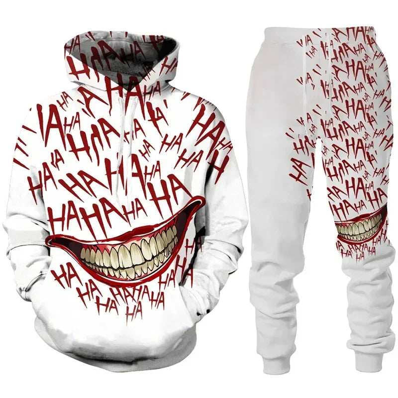 Sam – Trainingspak met Joker-print voor heren