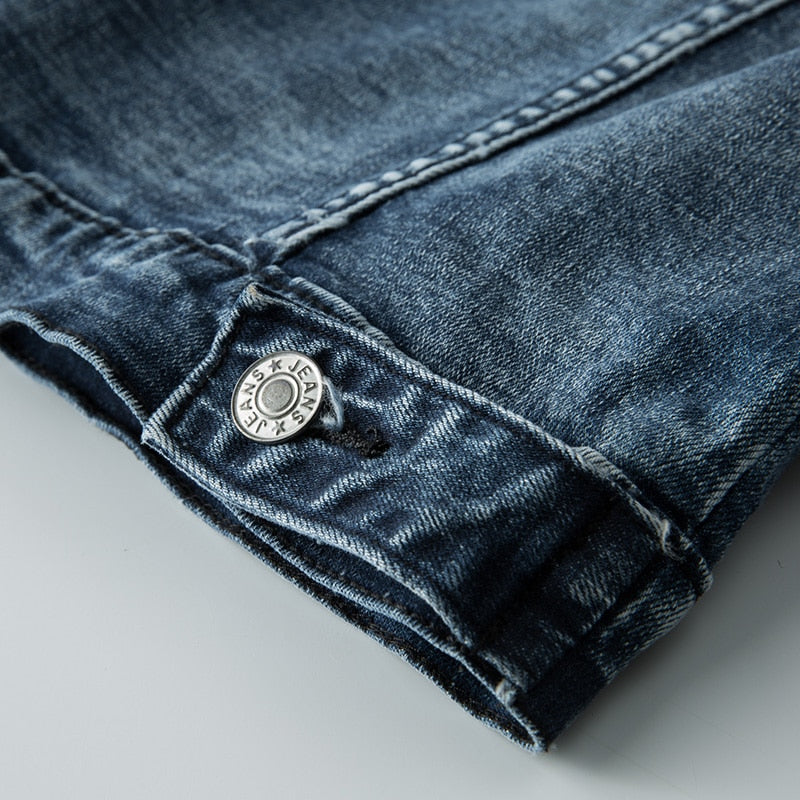 Gavin – Jeansjack met Klassieke Blauwe Nuance