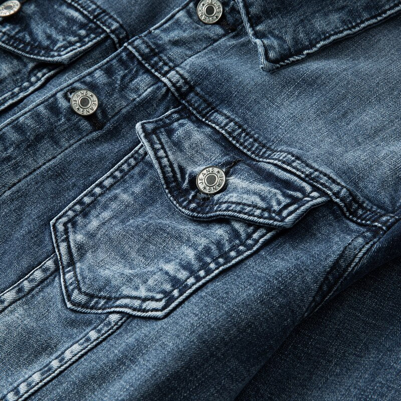 Gavin – Jeansjack met Klassieke Blauwe Nuance