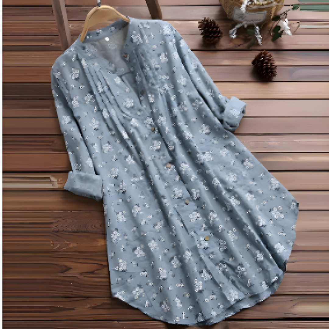Melisa™ - Hemd met Bloemenprint