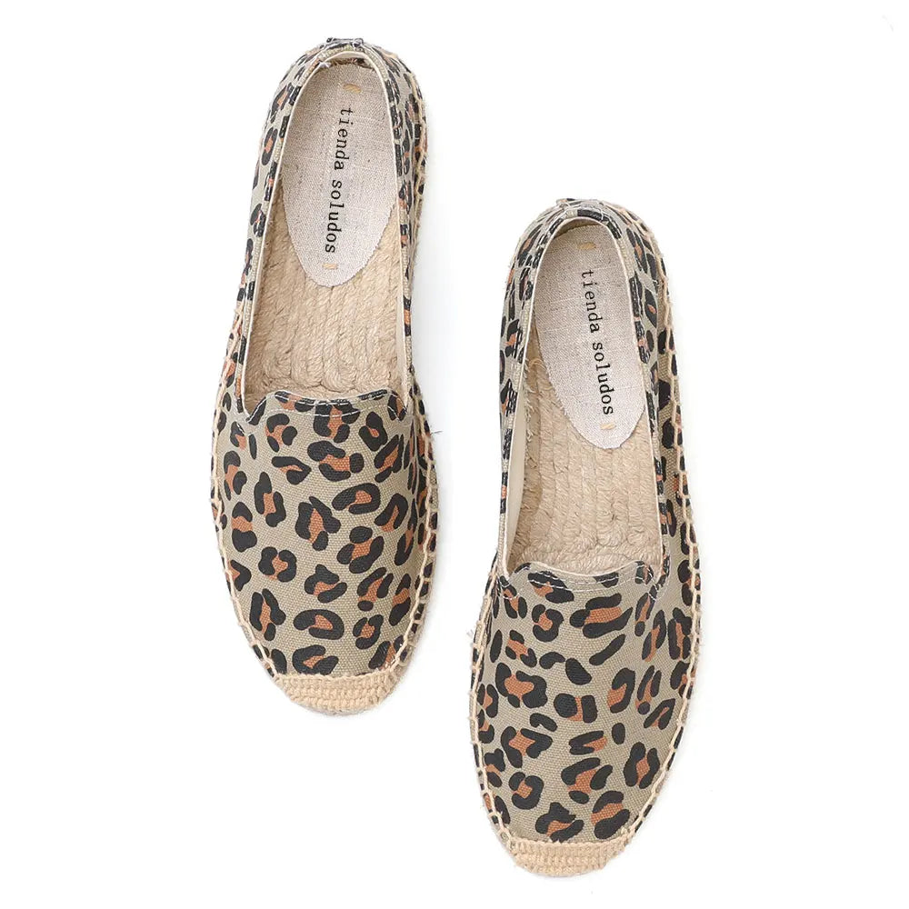 Espadrilles Leopard Loafers voor Dames