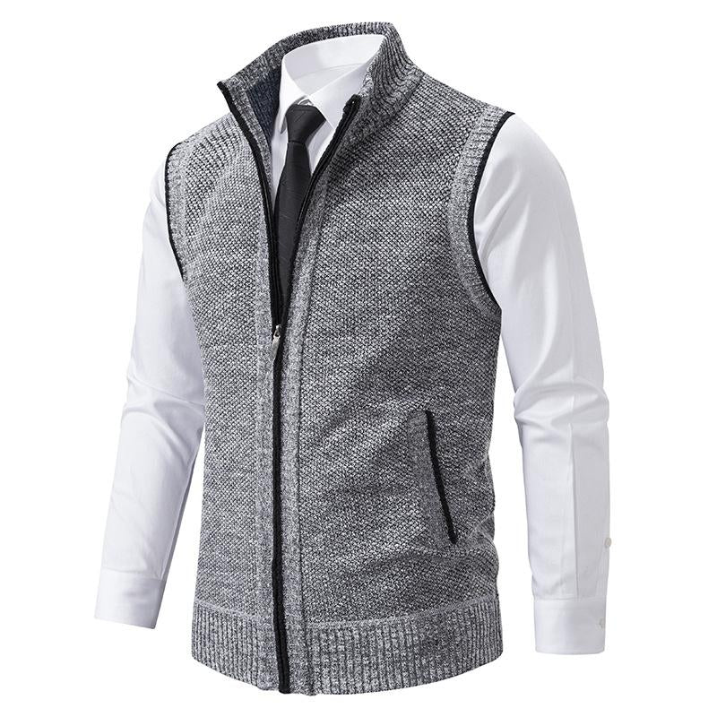 Warren – Gebreid Vest met Rits voor Mannen