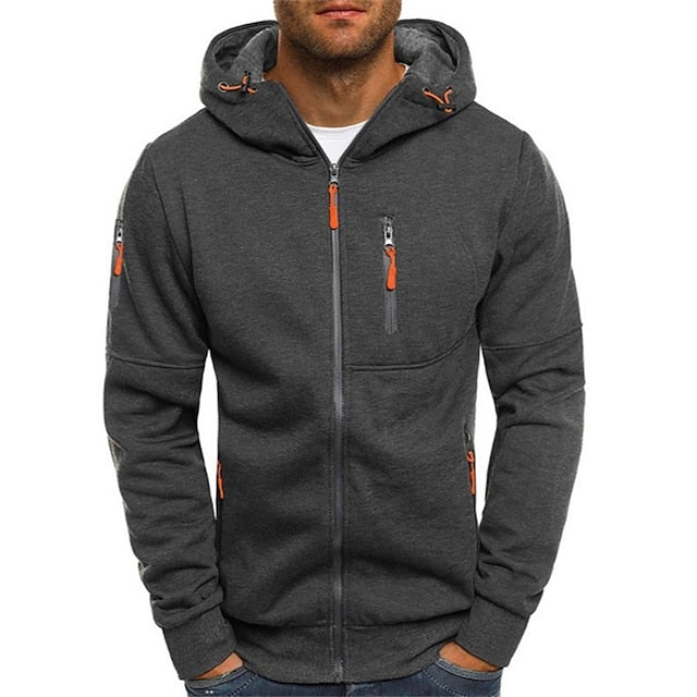 Warren – Hoodie met Rits
