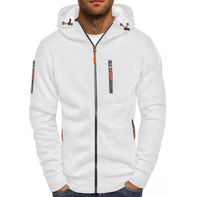 Warren – Hoodie met Rits