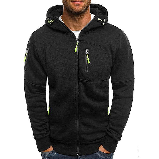 Warren – Hoodie met Rits