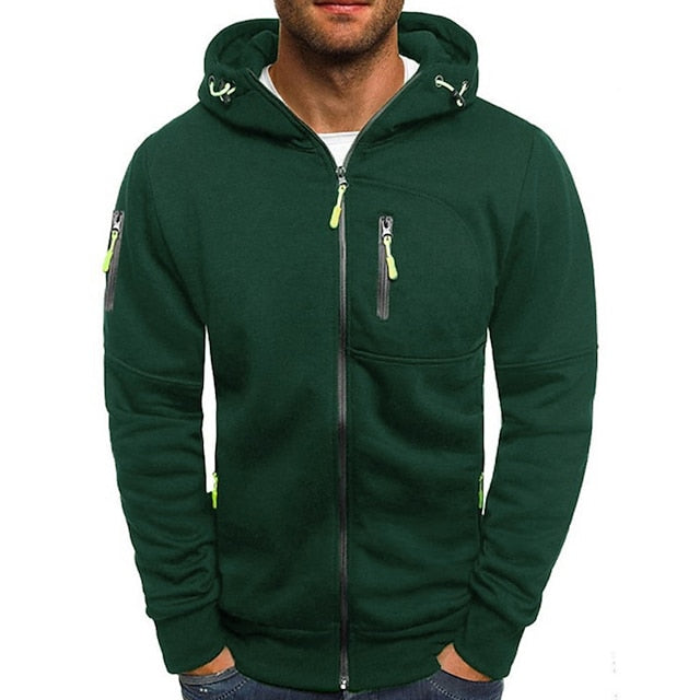 Warren – Hoodie met Rits