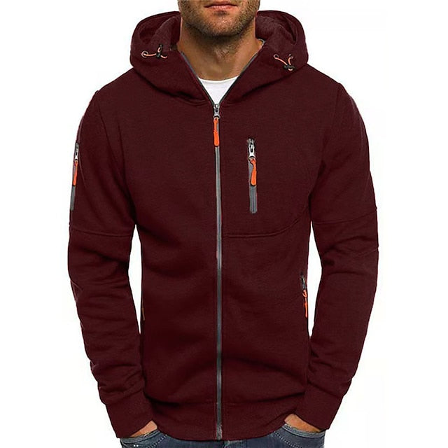 Warren – Hoodie met Rits