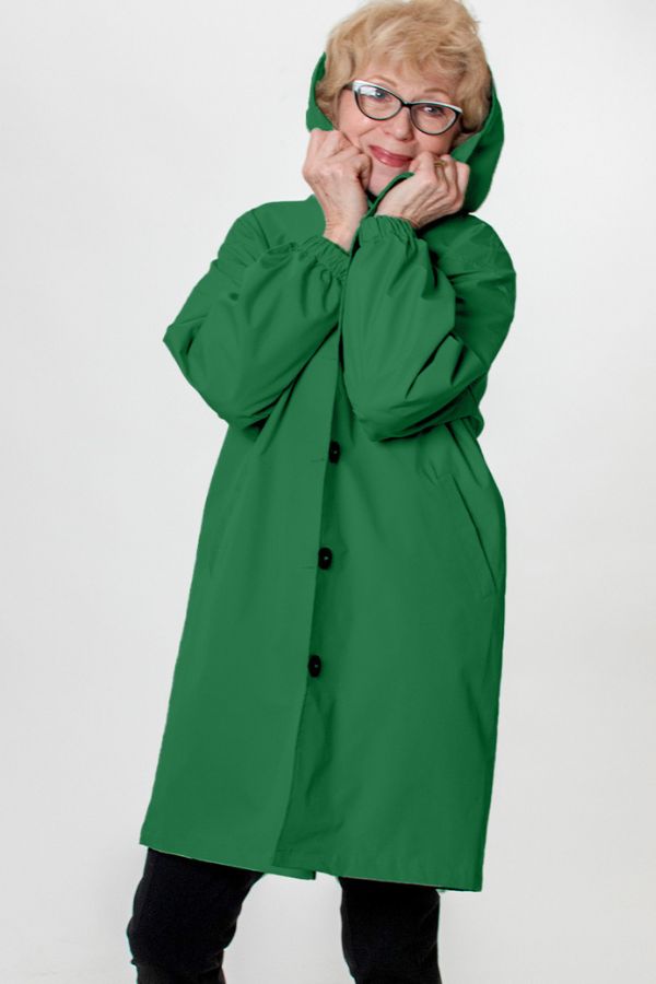 Waterafstotend Oversized Windjack Regenjas met Capuchon