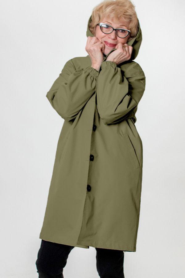 Waterafstotend Oversized Windjack Regenjas met Capuchon