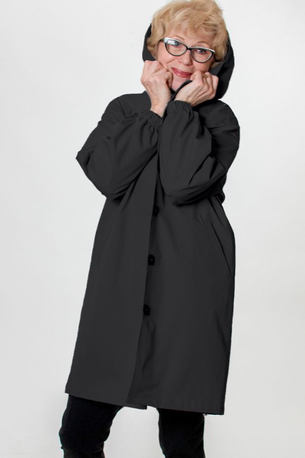 Waterafstotend Oversized Windjack Regenjas met Capuchon
