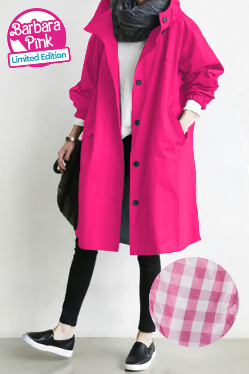 Waterafstotend Oversized Windjack Regenjas met Capuchon