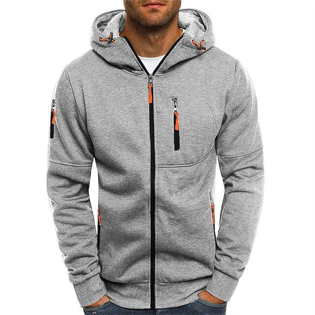 Warren – Hoodie met Rits