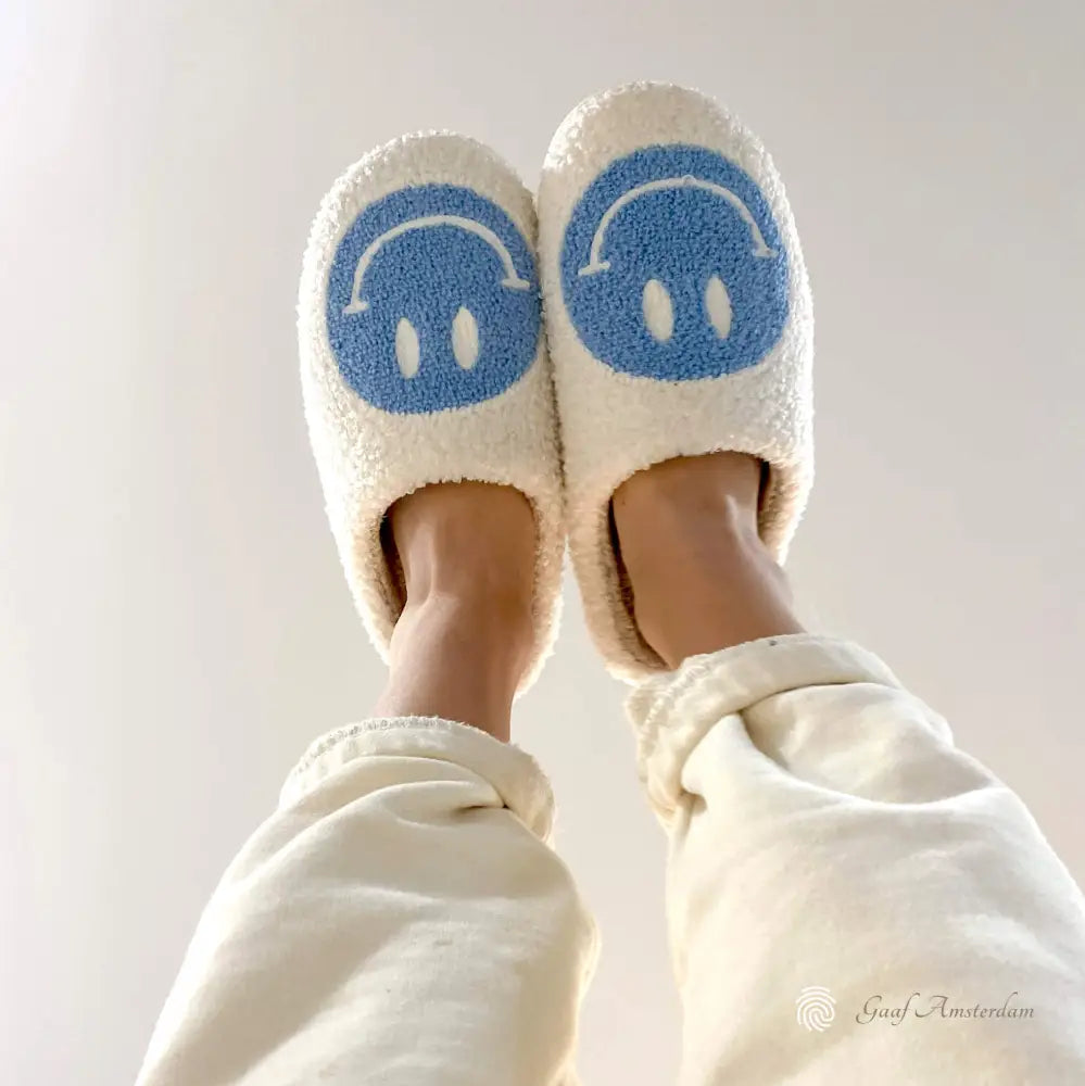 Catherine – Comfortabele Damespantoffels met Smiley-Design