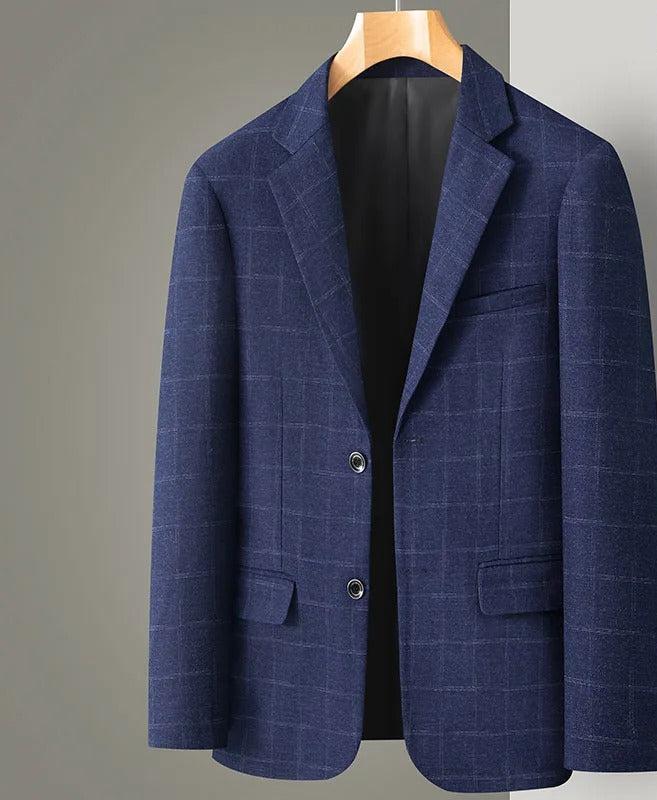 Susan – Dames Elegante Blazer met Ruitenpatroon