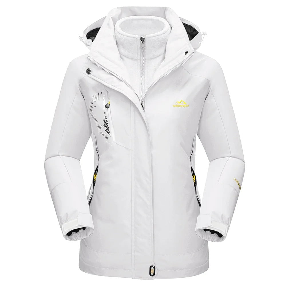 Victoria – Dames Ski-Jacke met isolerend Futter en verstelbare Kap