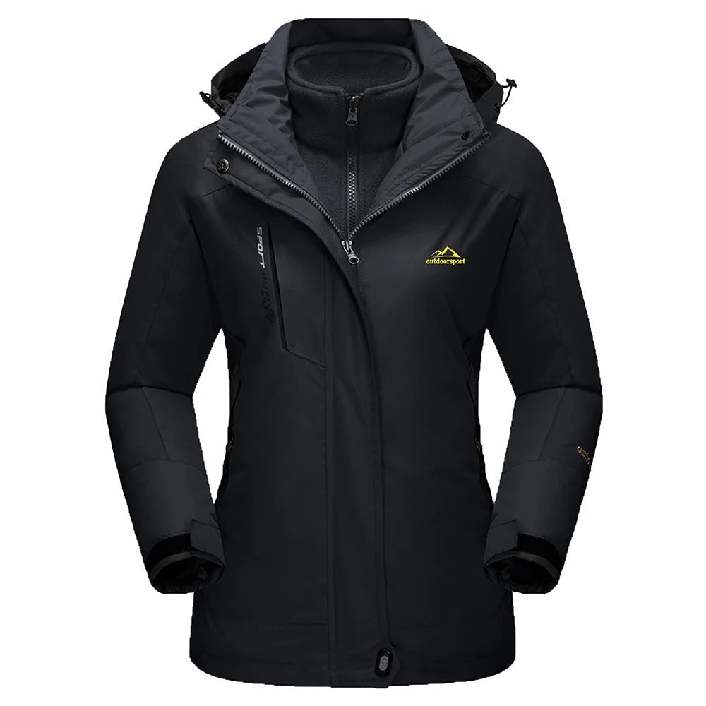 Victoria – Dames Ski-Jacke met isolerend Futter en verstelbare Kap