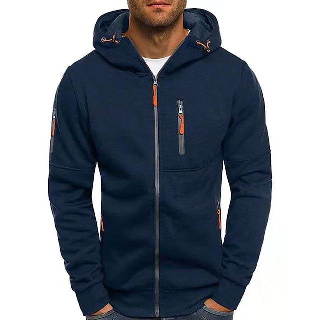 Warren – Hoodie met Rits