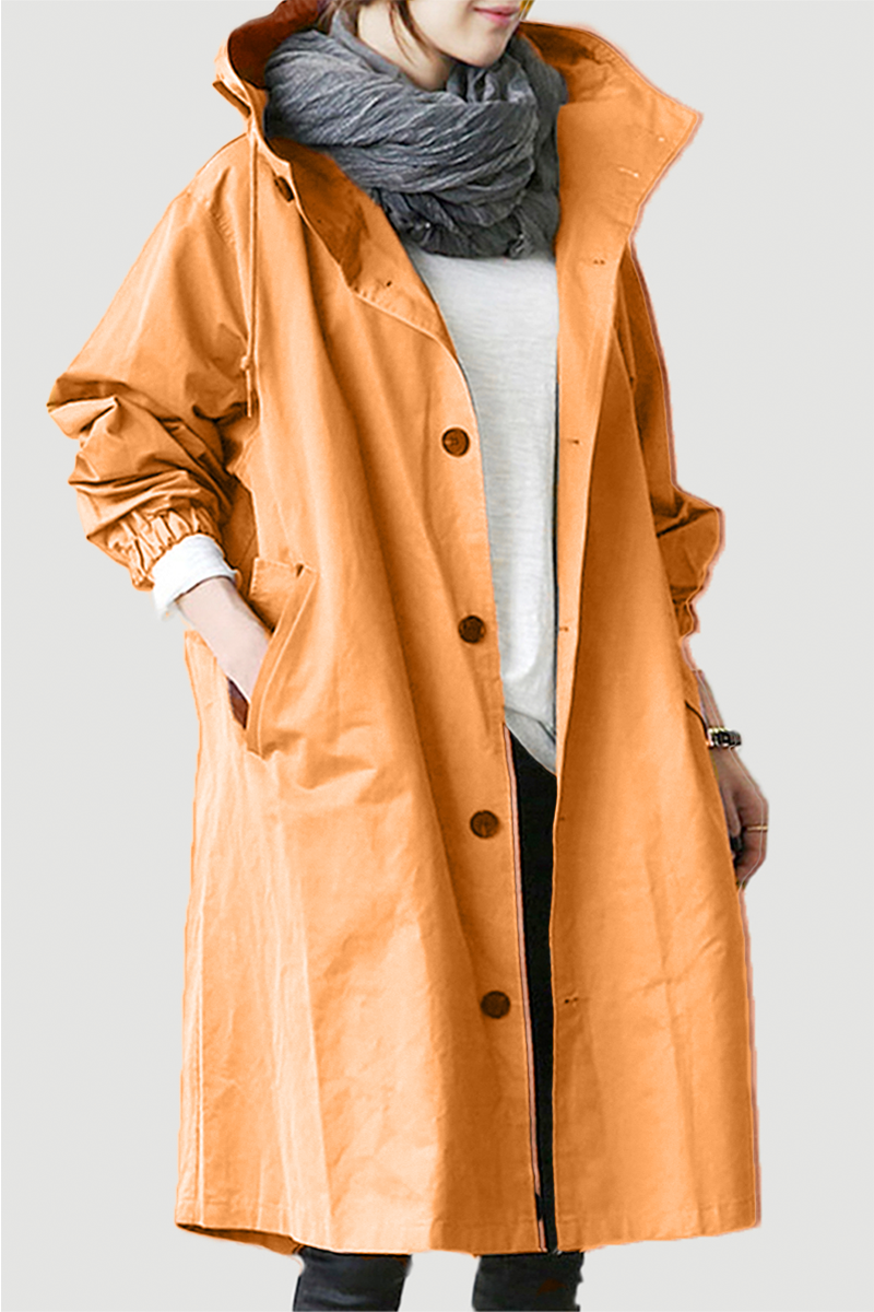 Waterafstotend Oversized Windjack Regenjas met Capuchon