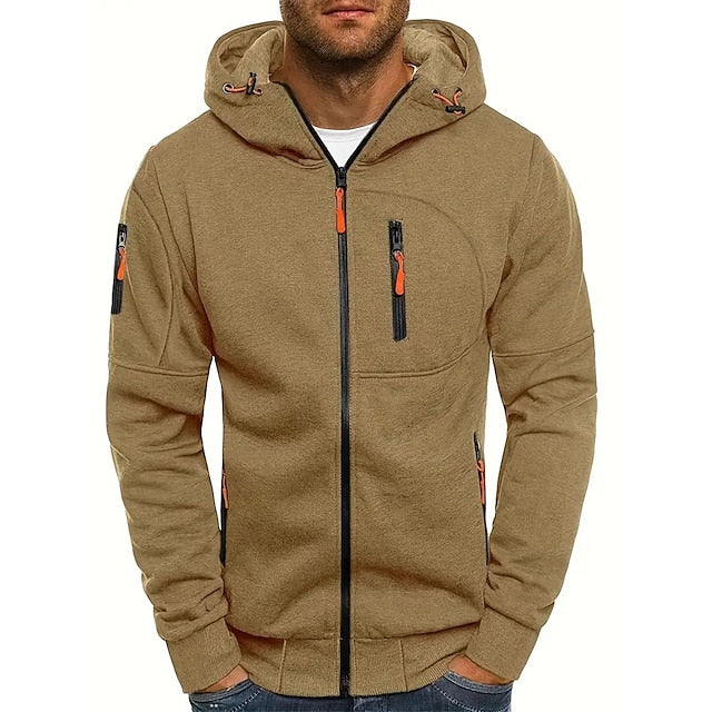 Warren – Hoodie met Rits