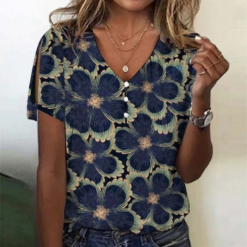 Juliette™ - Vintage Blouse met Bloemenprint