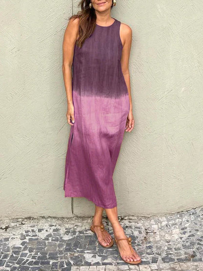 Lara™ - Gradient Tie-Dye Maxi Jurk