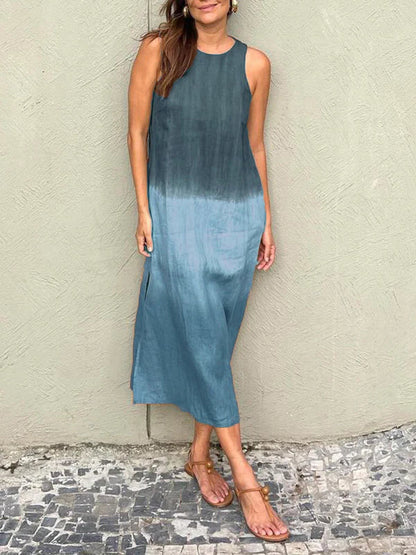 Lara™ - Gradient Tie-Dye Maxi Jurk