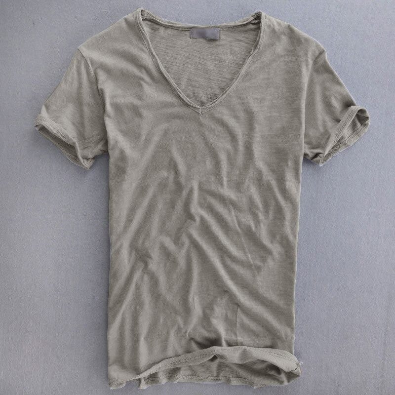 Andreas™ - Casual T-Shirt met V-hals