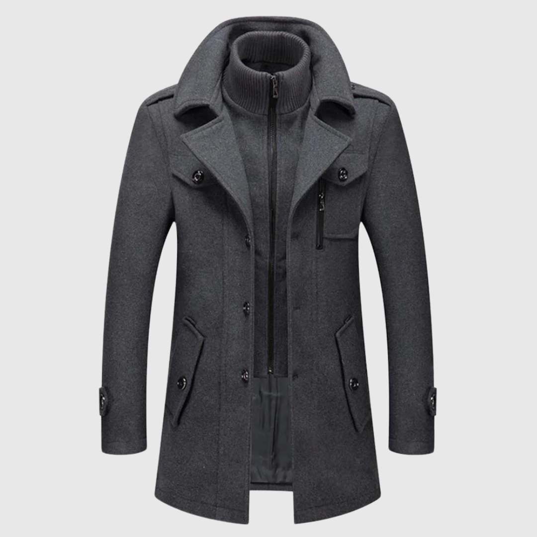 Klassieke heren trenchcoat