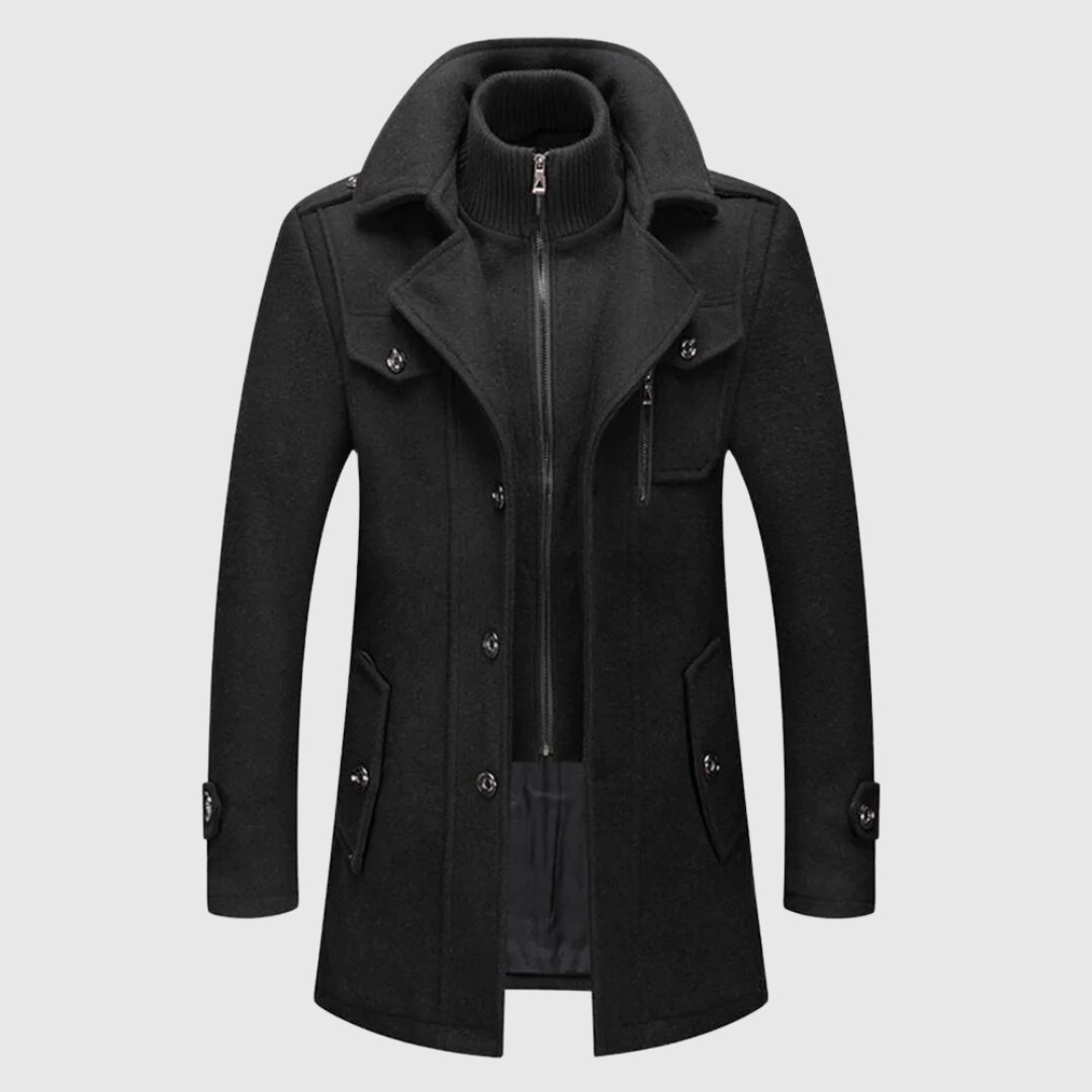 Klassieke heren trenchcoat