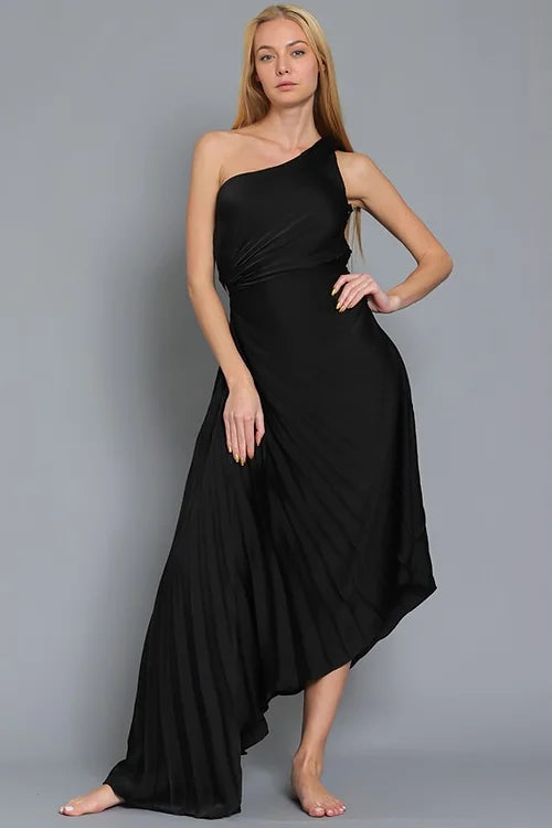 Samantha – One-Shoulder Maxi Jurk