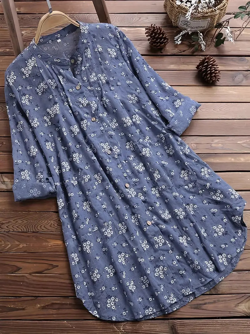 Melisa™ - Hemd met Bloemenprint