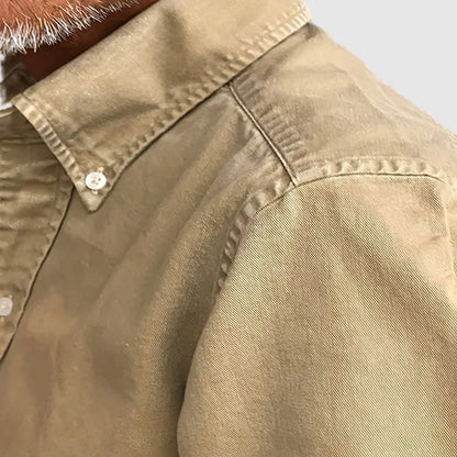 Geoff – Vintage Herenhemd met Lange Mouwen