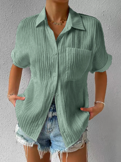 Axelle™ - Casual Knoop Los Blouse